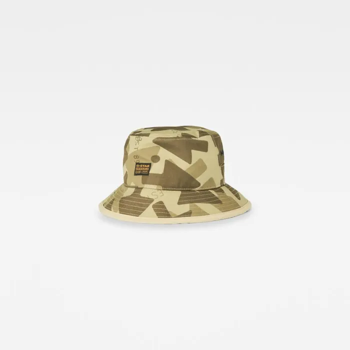 Accessories Men GStar RAW Allover Arrow Camo Bucket Hat Light Moss Raw Arrow Camo