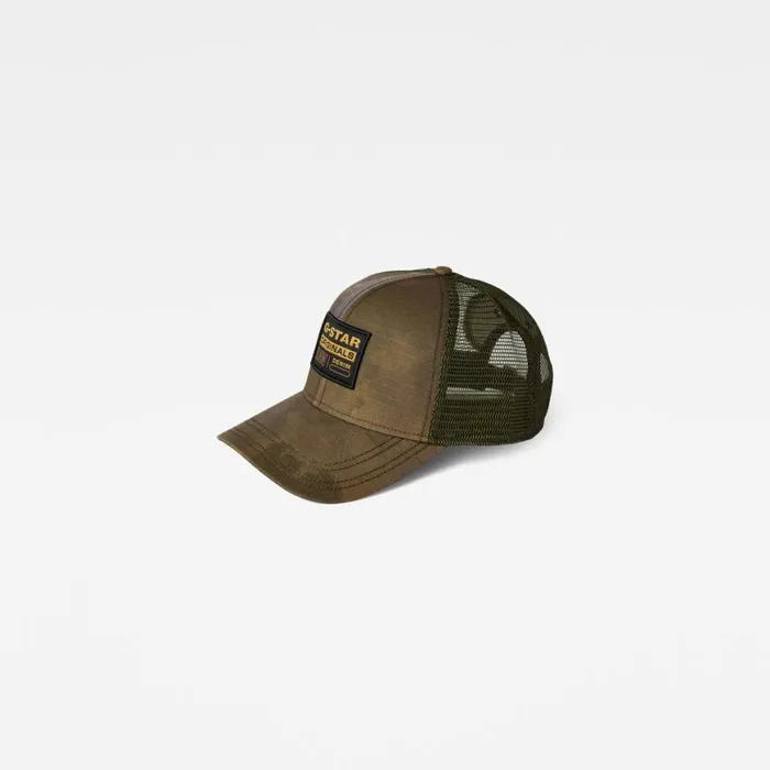Accessories Men GStar RAW Embro Baseball Trucker Cap Tobacco Blurry Camo