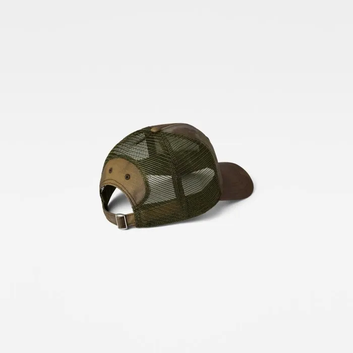 Accessories Men GStar RAW Embro Baseball Trucker Cap Tobacco Blurry Camo