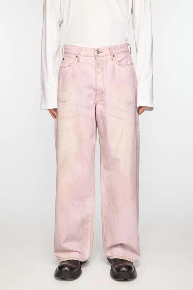 Acne Studios Baggt Fit Jeans 8211 1981M Pale Pink Man Jeans