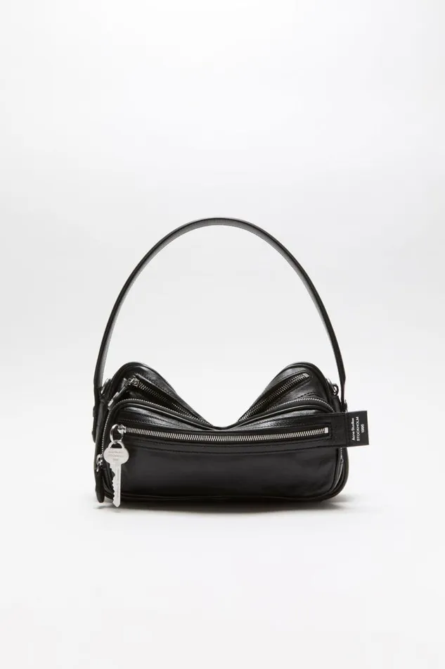 Acne Studios Camero Small Shoulder Bag Black Woman Bags