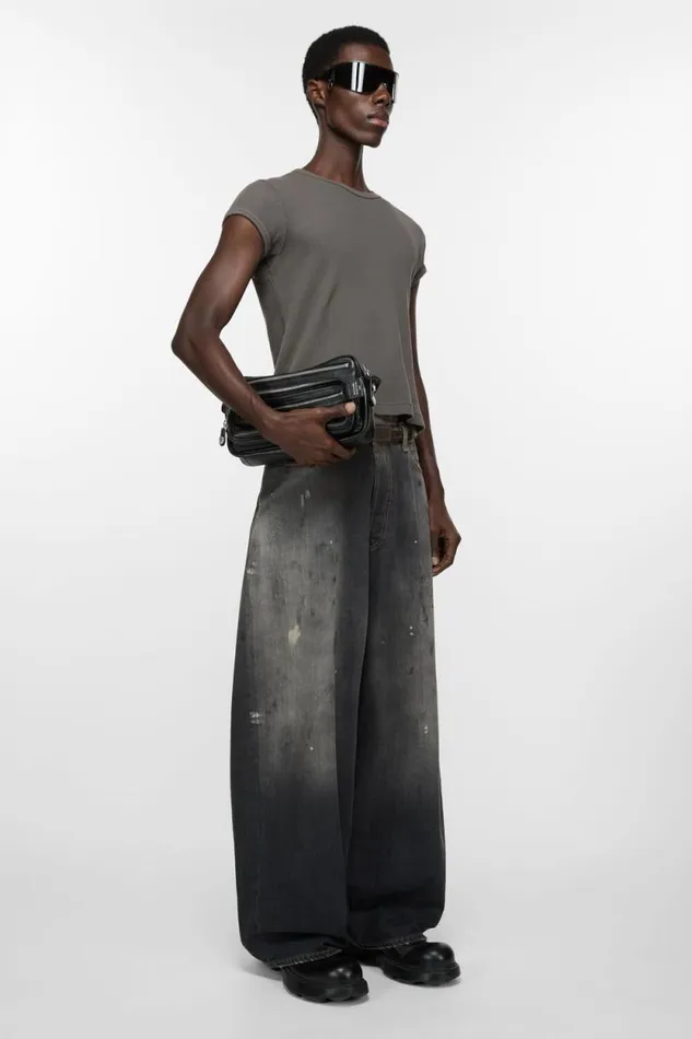 Acne Studios Camero Small Shoulder Bag Black Woman Bags
