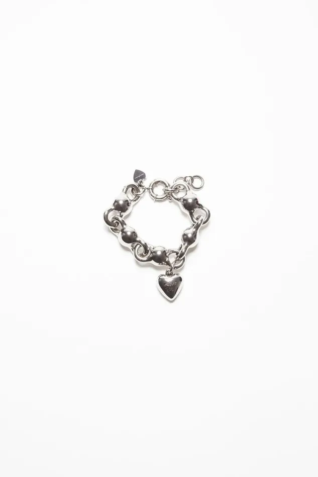 Acne Studios Charm Bracelet Antique Silver Woman Jewellery