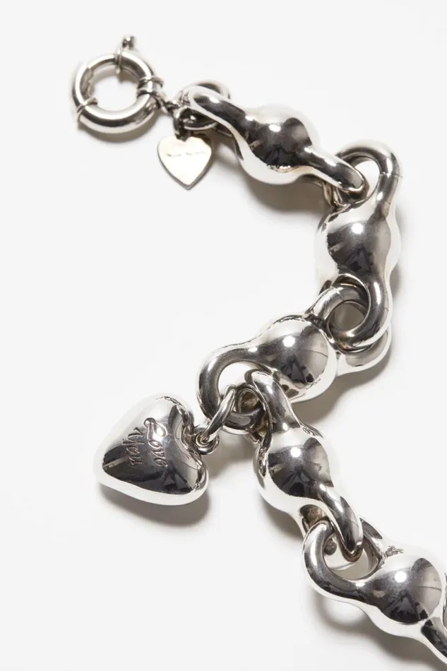 Acne Studios Charm Bracelet Antique Silver Woman Jewellery