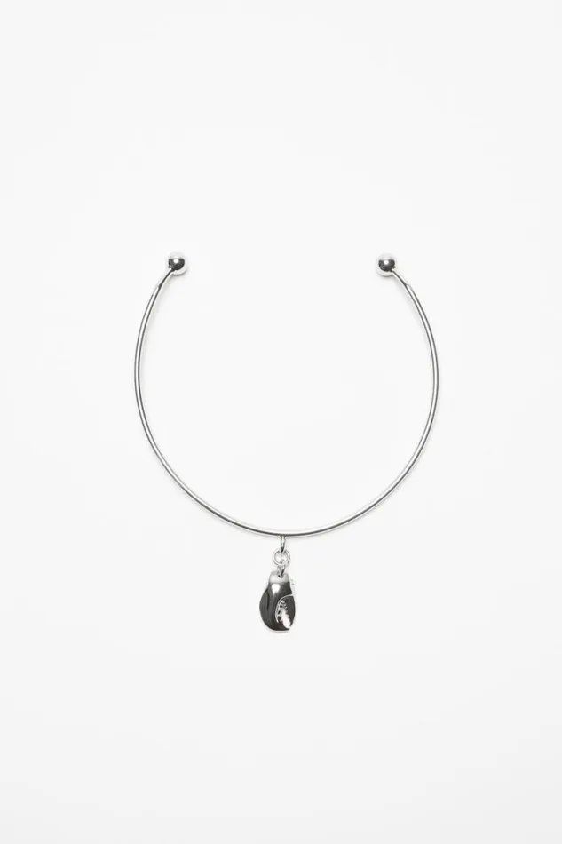 Acne Studios Charm Necklace Silver Woman Jewellery