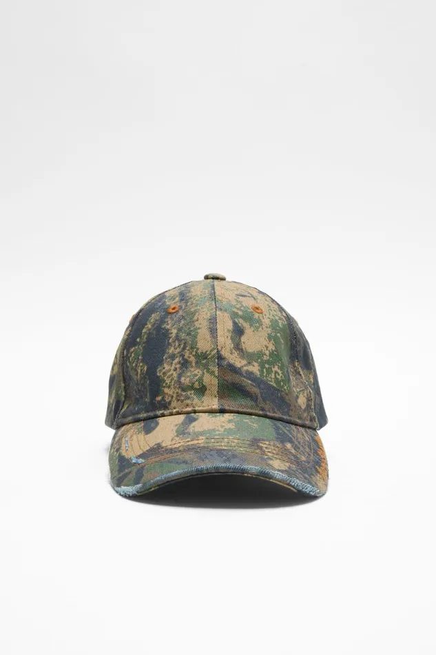 Acne Studios Cotton Ripstop Cap Brown Woman Hats