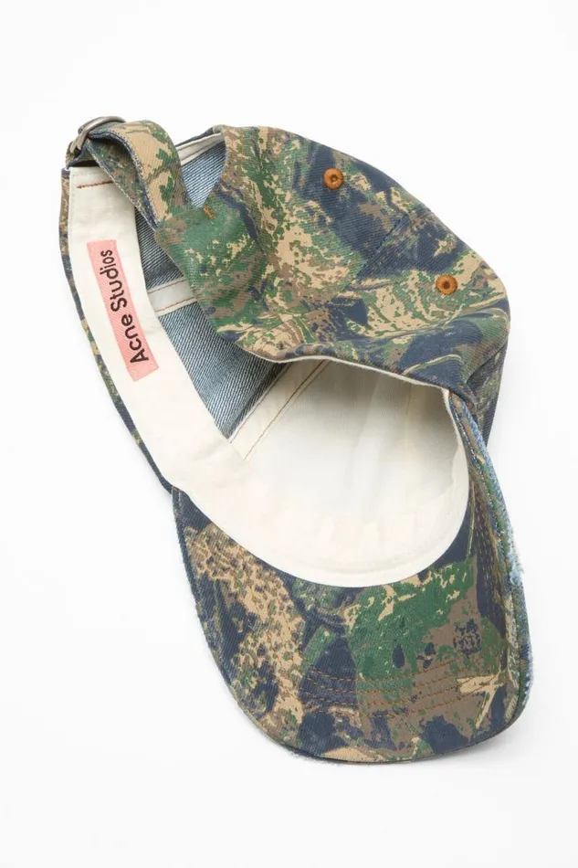 Acne Studios Cotton Ripstop Cap Brown Woman Hats