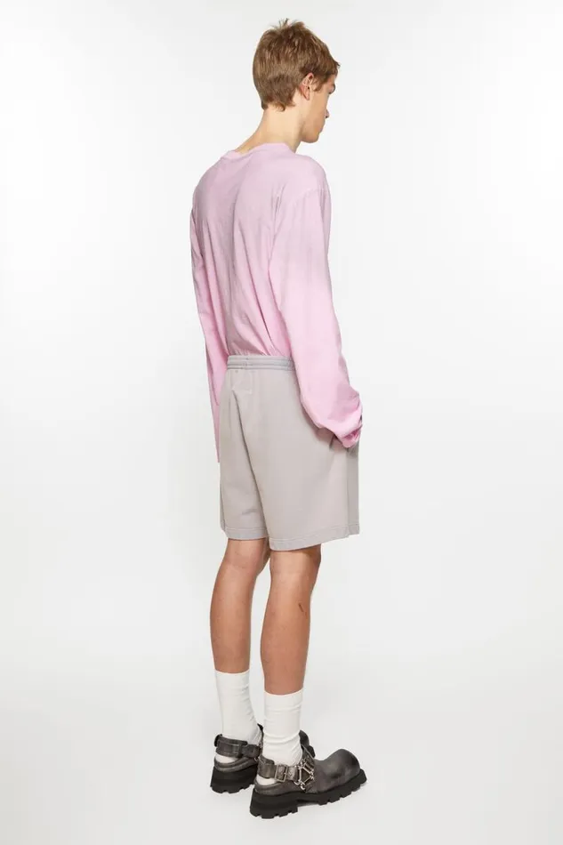 Acne Studios Cotton Shorts Dusty Purple Man Shorts