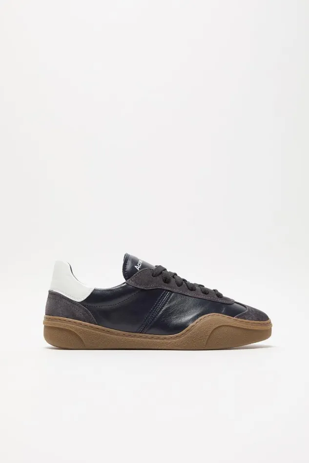 Acne Studios Laceup Sneakers Anthracitegrey Man Shoes