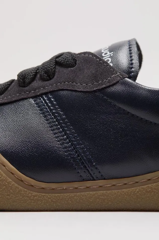 Acne Studios Laceup Sneakers Anthracitegrey Man Shoes