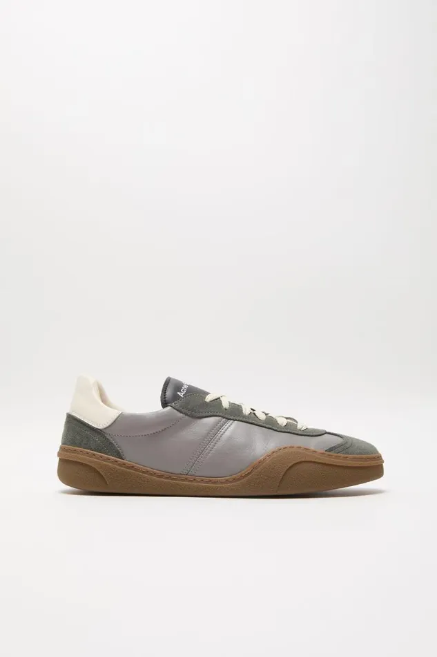 Acne Studios Laceup Sneakers Multi Grey Man Shoes