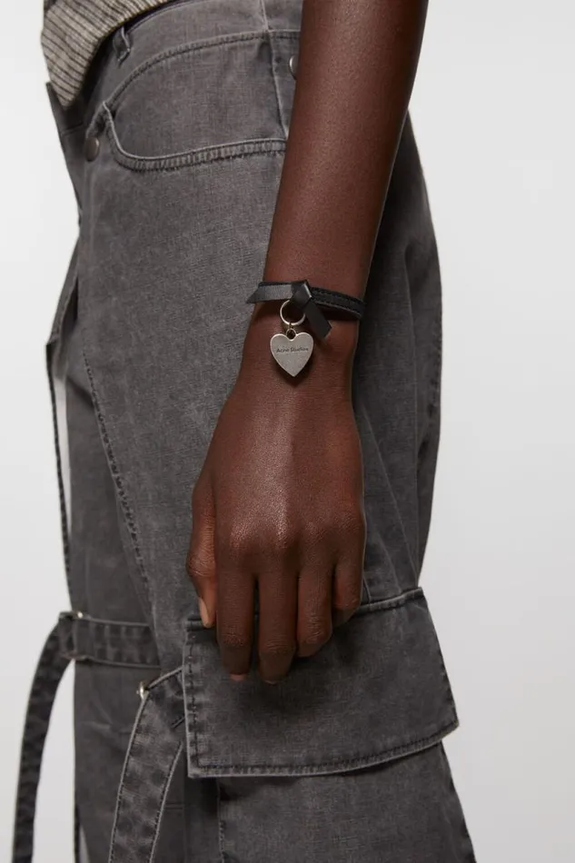 Acne Studios Musubi Charm Bracelet Black Woman Jewellery