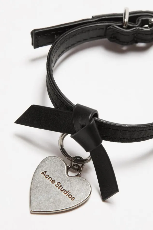 Acne Studios Musubi Charm Bracelet Black Woman Jewellery