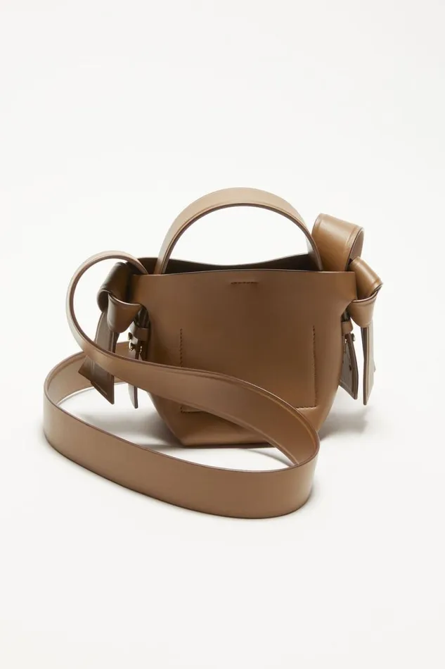 Acne Studios Musubi Micro Tote Camel Brown Woman Bags