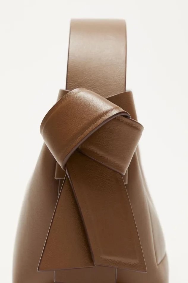 Acne Studios Musubi Micro Tote Camel Brown Woman Bags
