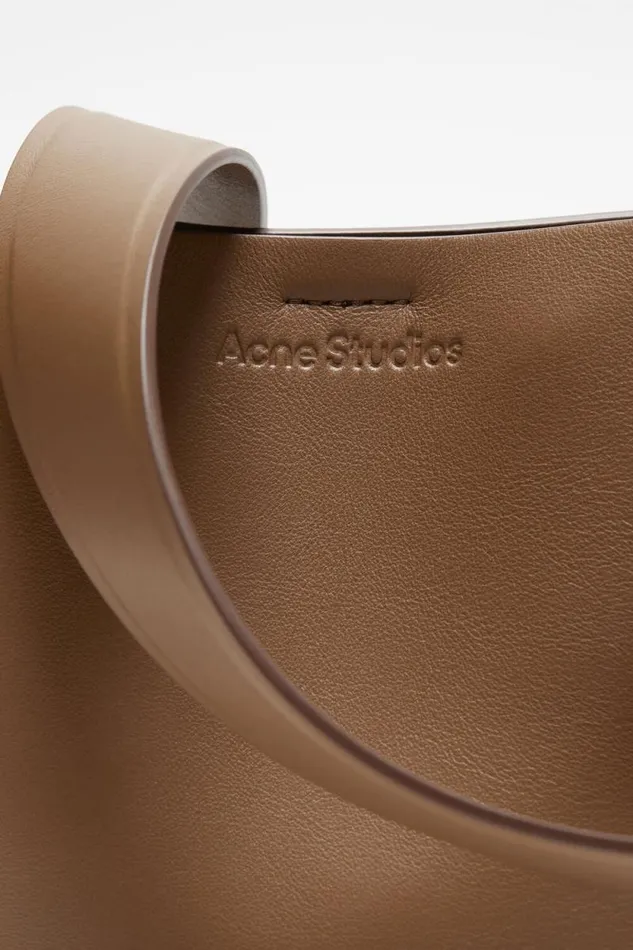 Acne Studios Musubi Micro Tote Camel Brown Woman Bags
