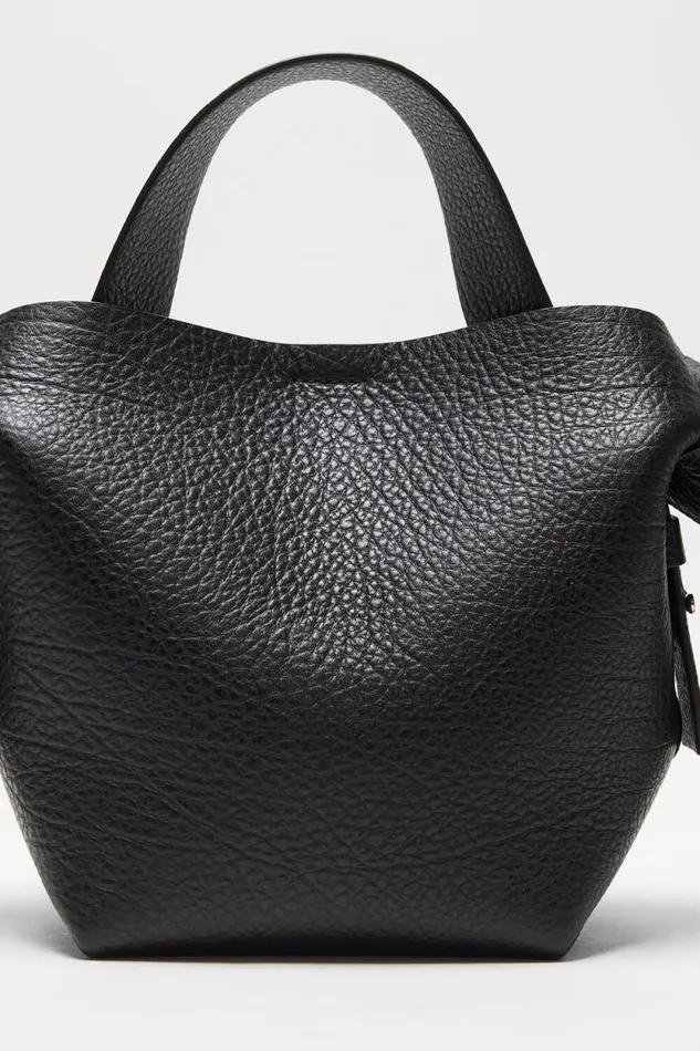 Acne Studios Musubi Mini Shoulder Bag Black Woman Bags