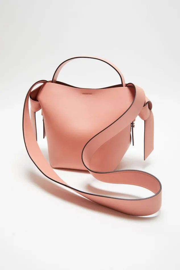 Acne Studios Musubi Mini Shoulder Bag Salmon Pink Man Bags