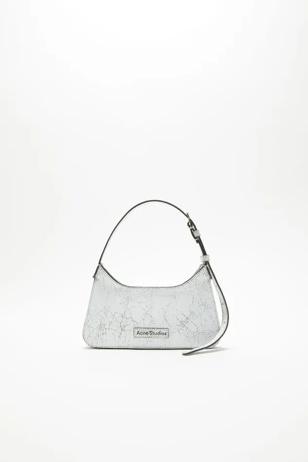 Acne Studios Platt Micro Shoulder Bag White Woman Bags
