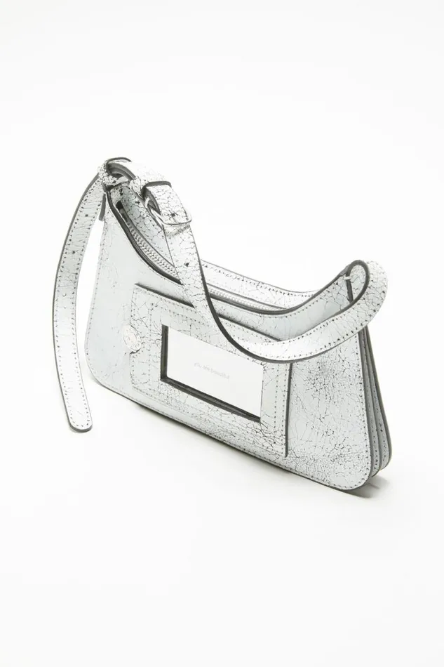 Acne Studios Platt Micro Shoulder Bag White Woman Bags