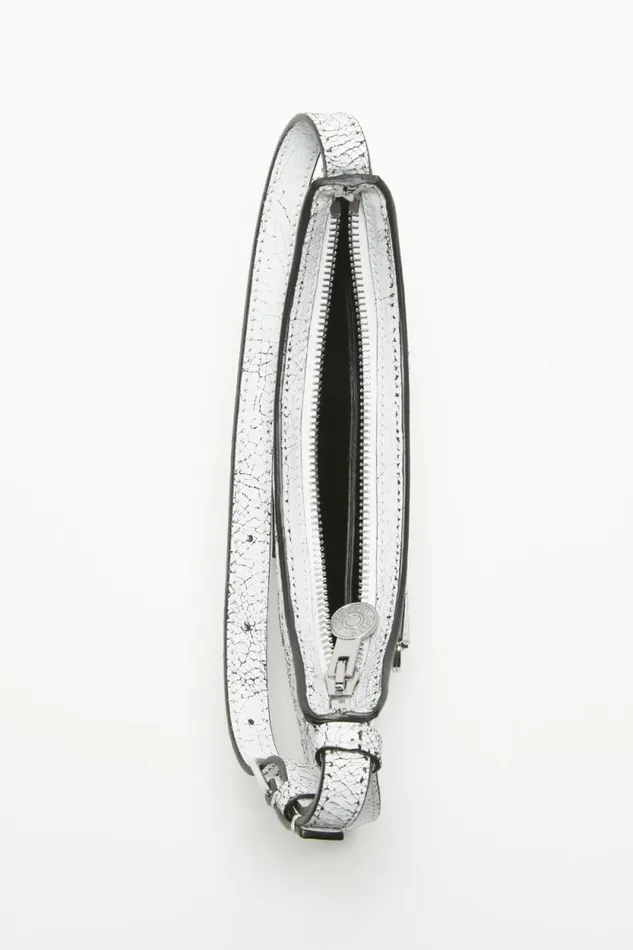 Acne Studios Platt Micro Shoulder Bag White Woman Bags
