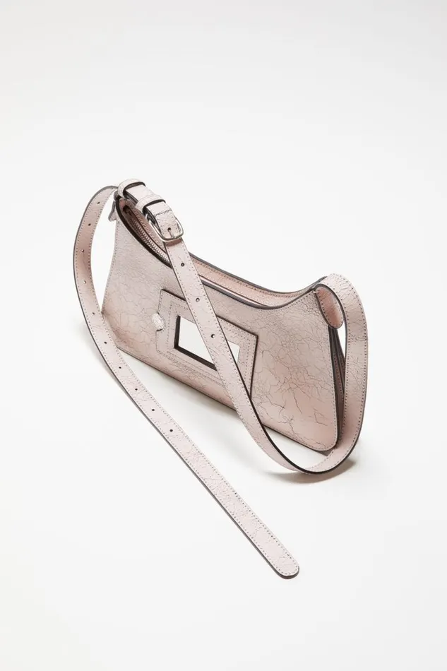 Acne Studios Platt Mini Shoulder Bag Pastel Pink Woman Bags