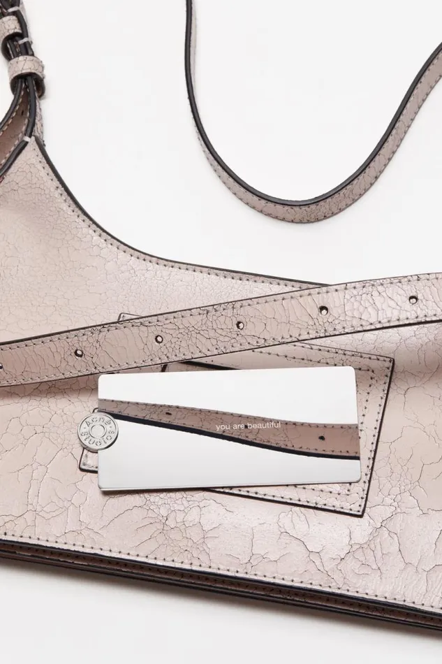 Acne Studios Platt Mini Shoulder Bag Pastel Pink Woman Bags