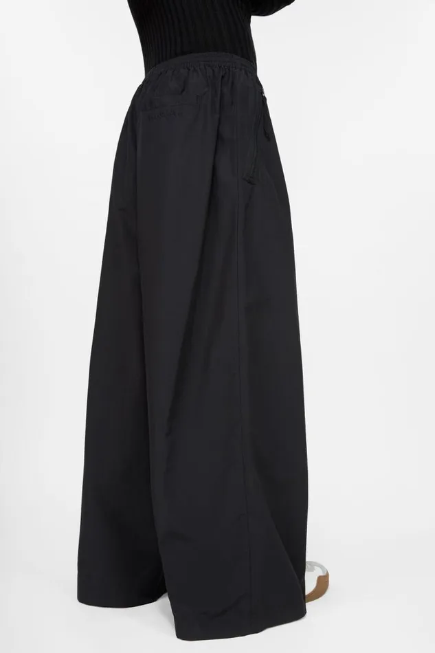 Acne Studios Relaxed Fit Trousers Black Man Trousers