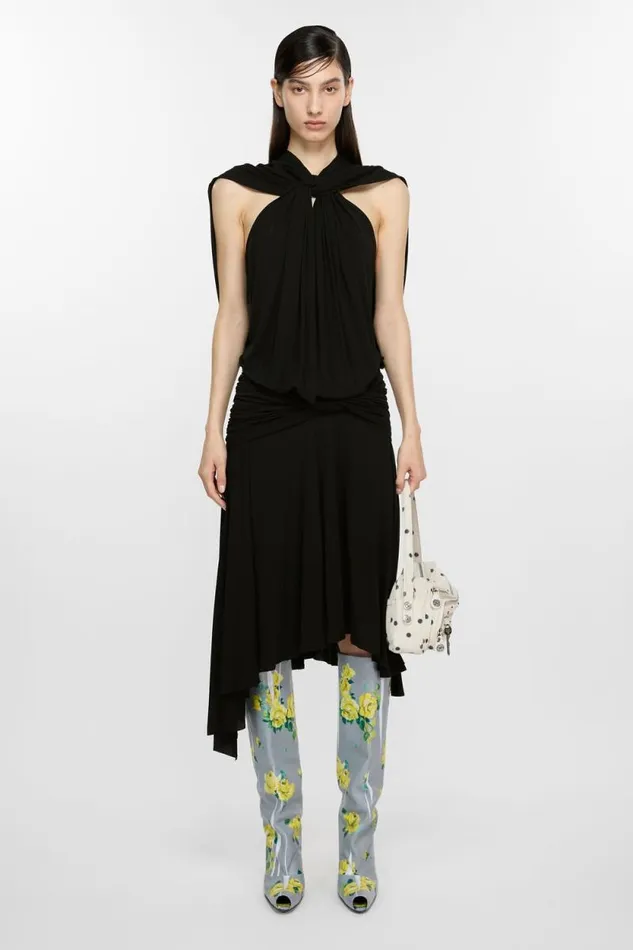 Acne Studios Sleeveless Dress Black Woman Dresses