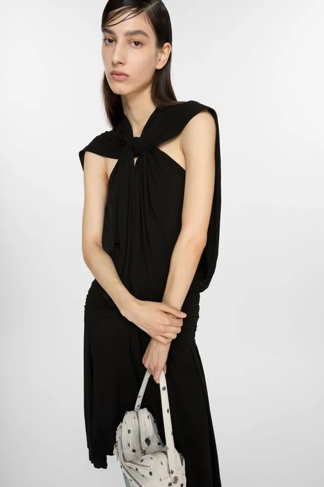 Acne Studios Sleeveless Dress Black Woman Dresses
