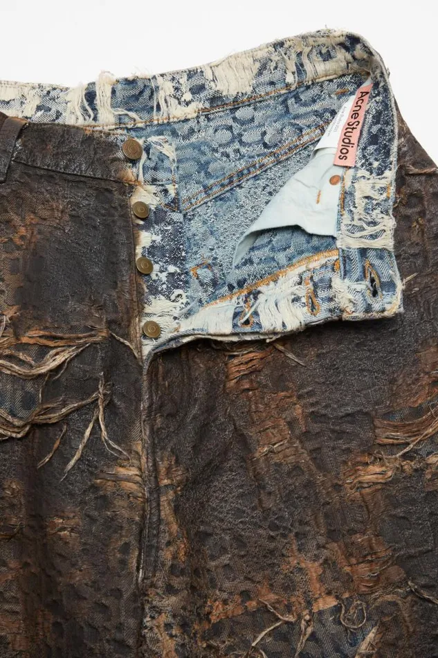 Acne Studios Super Baggy Fit Jeans 8211 2023 Brown Man Jeans