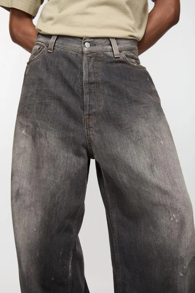 Acne Studios Super Baggy Fit Jeans 8211 2023M Black Man Jeans