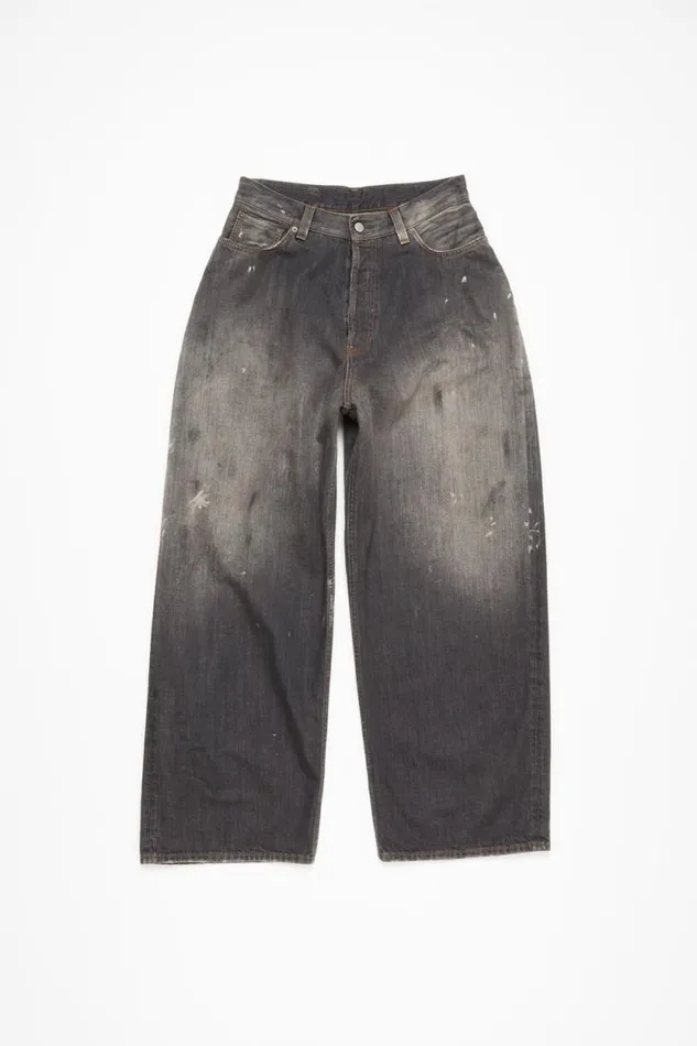 Acne Studios Super Baggy Fit Jeans 8211 2023M Black Man Jeans