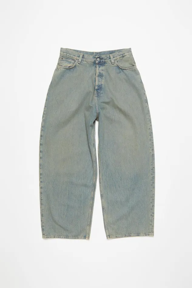 Acne Studios Super Baggy Fit Jeans 8211 2023M Bluebeige Man Jeans