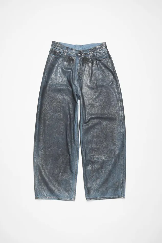 Acne Studios Super Baggy Fit Jeans 8211 2023M Silverblue Woman Jeans