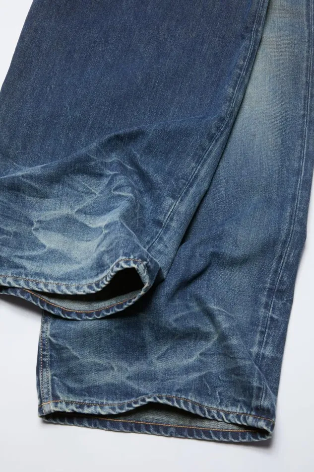 Acne Studios Super Baggy Jeans 8211 2023F Mid Blue Woman Jeans