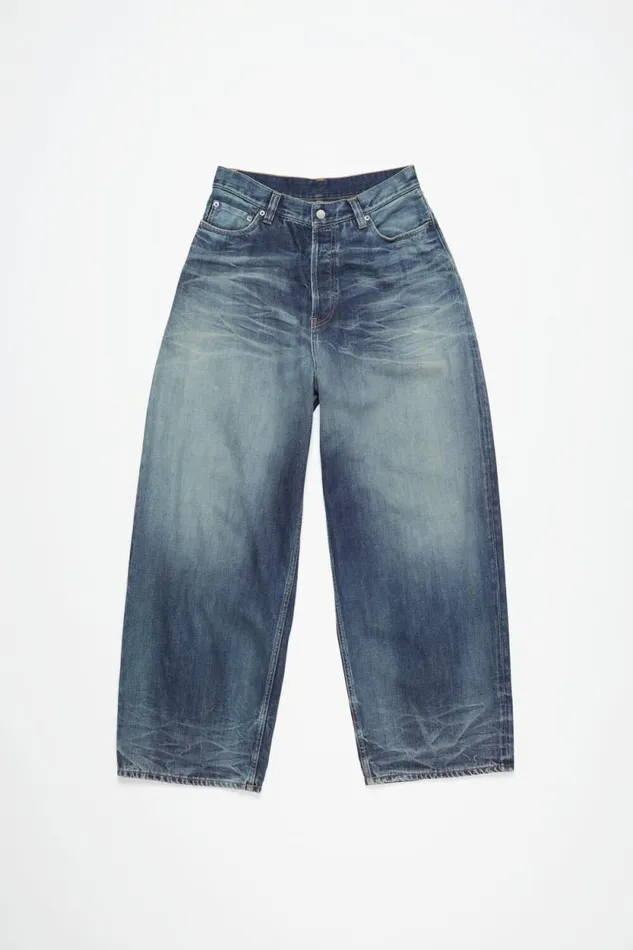 Acne Studios Super Baggy Jeans 8211 2023F Mid Blue Woman Jeans