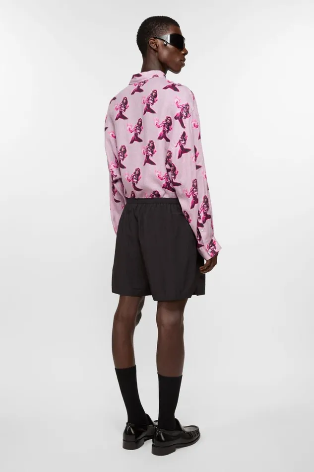 Acne Studios Swim Shorts Black Man Shorts