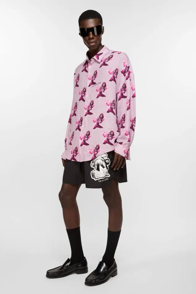 Acne Studios Swim Shorts Black Man Shorts