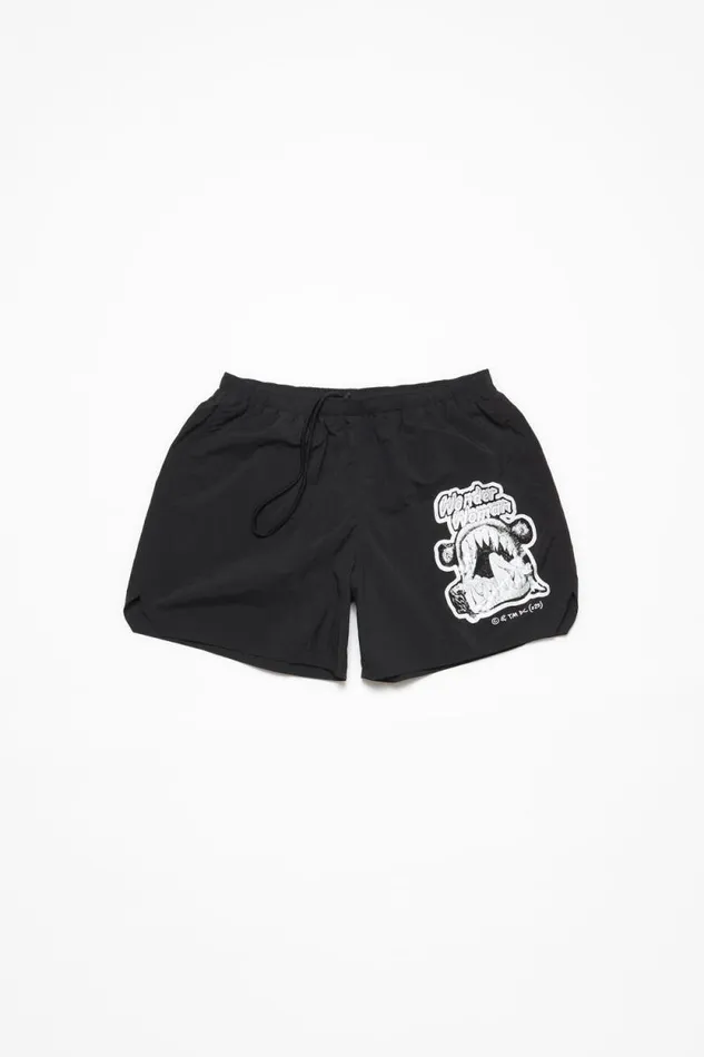 Acne Studios Swim Shorts Black Man Shorts