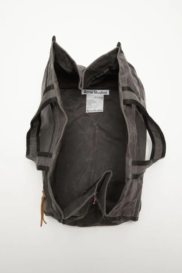 Acne Studios Tote Bag Greyblack Man Bags