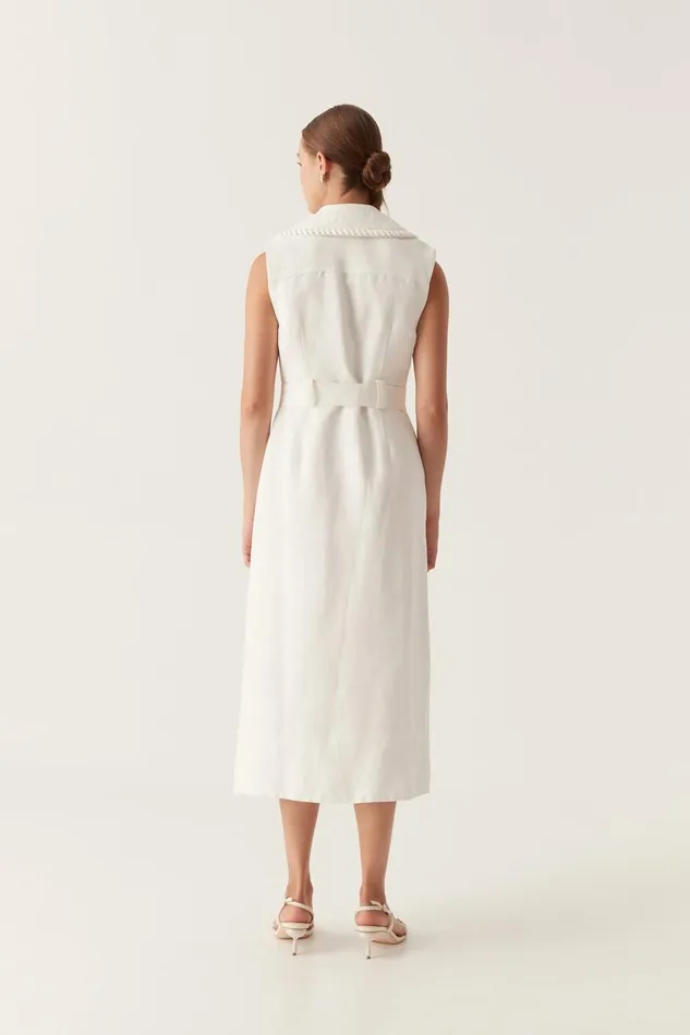 Aje Dresses Encompass Utility Midi Dress Ivory 8211 Women Aje Dresses Encompass Utility Midi Dress Ivory 8211 Women