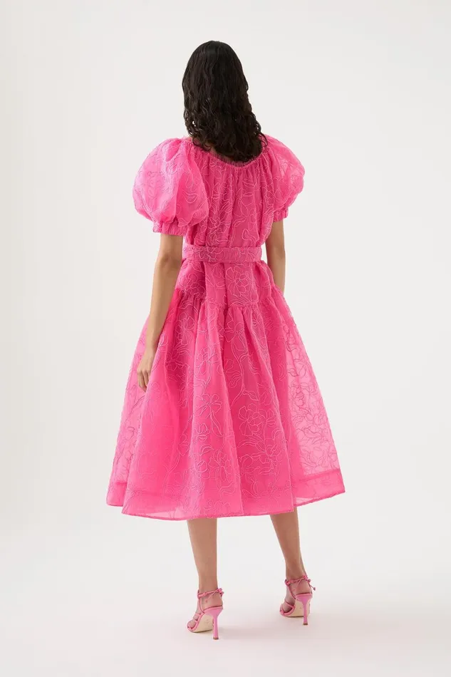 Aje Dresses Evangeline Cornelli Midi Dress Protea Pink 8211 Women Aje Dresses Evangeline Cornelli Midi Dress Protea Pink 8211 Women