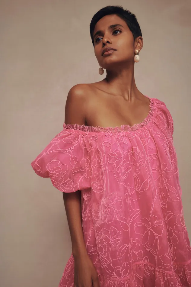 Aje Dresses Evangeline Cornelli Midi Dress Protea Pink 8211 Women Aje Dresses Evangeline Cornelli Midi Dress Protea Pink 8211 Women