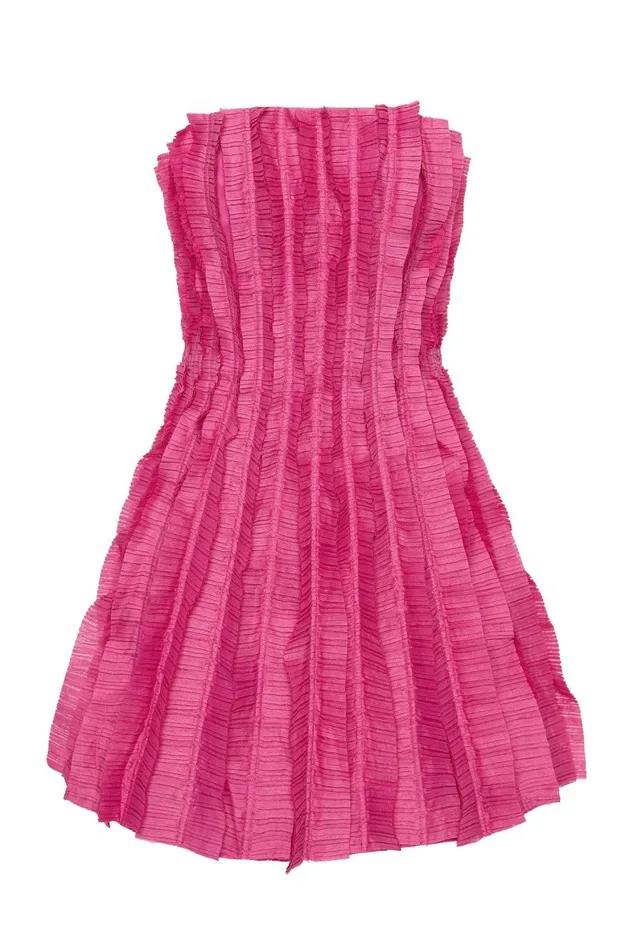 Aje Dresses Hybrid Sleeveless Mini Dress Fuchsia Rose 8211 Women Aje Dresses Hybrid Sleeveless Mini Dress Fuchsia Rose 8211 Women