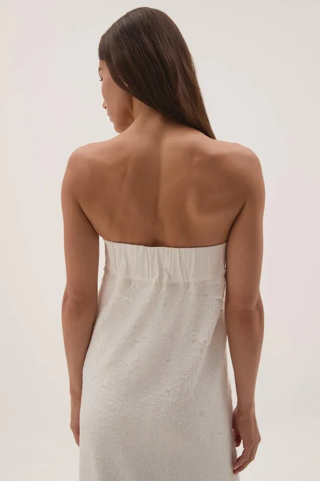 Aje Dresses Nebula Maxi Dress White Sequin 8211 Women Aje Dresses Nebula Maxi Dress White Sequin 8211 Women