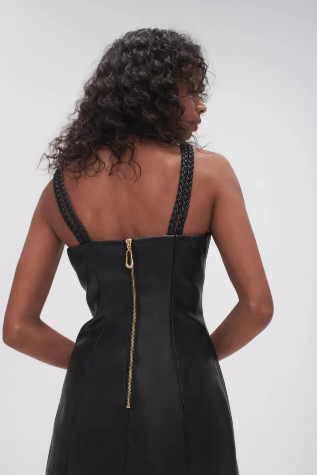 Aje Dresses Osa Braided Mini Dress Black 8211 Women Aje Dresses Osa Braided Mini Dress Black 8211 Women