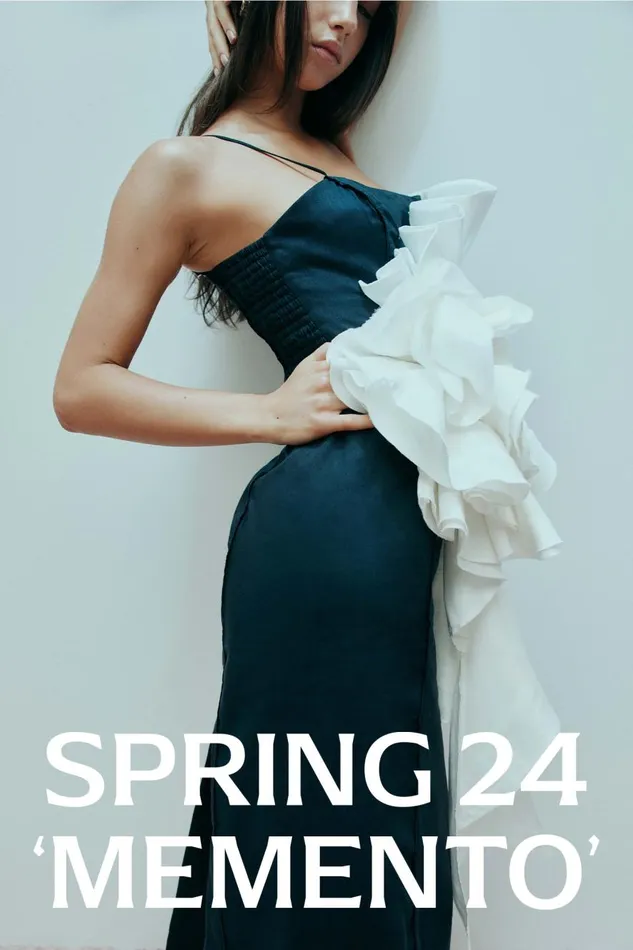Aje Dresses Parallels Spiral Midi Dress Blackivory 8211 Women Aje Dresses Parallels Spiral Midi Dress Blackivory 8211 Women