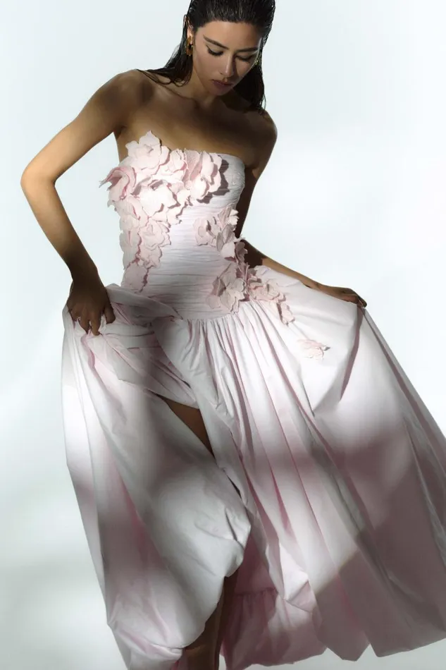 Aje Dresses Splendour Flower Gown Pastel Pink 8211 Women