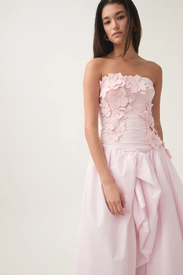 Aje Dresses Splendour Flower Gown Pastel Pink 8211 Women Aje Dresses Splendour Flower Gown Pastel Pink 8211 Women